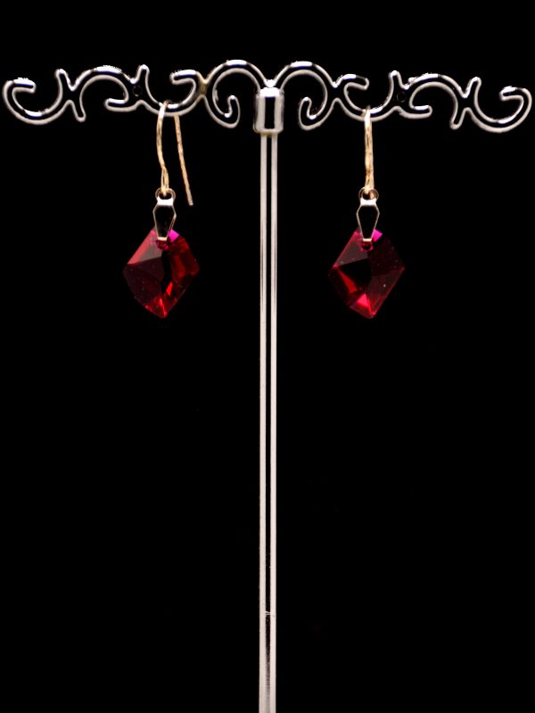 Orecchini in Ag925 con cristallo Swarovski taglio "Cosmic"