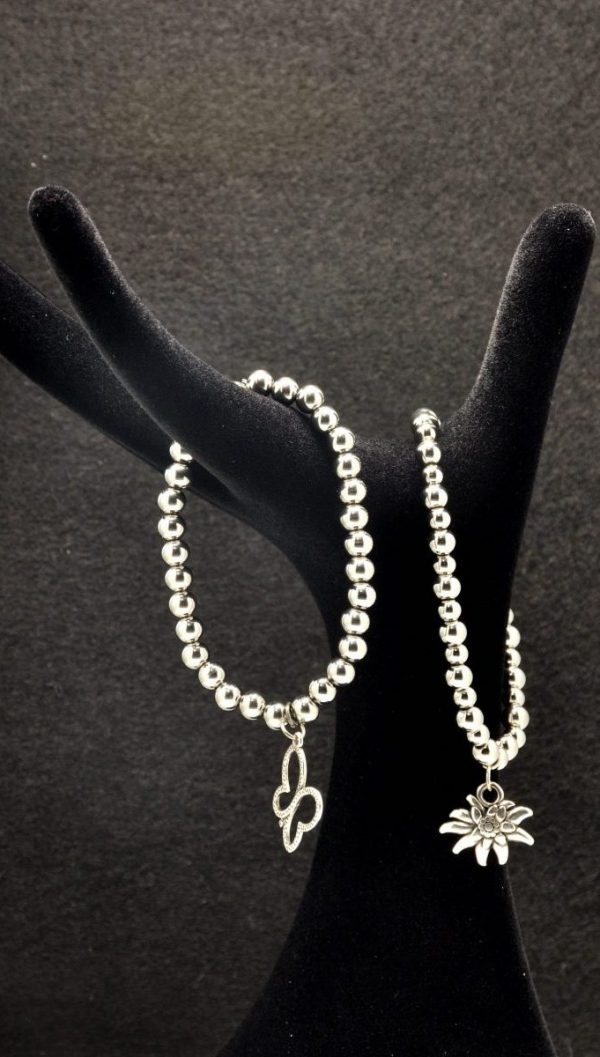 Bracciali in acciaio con charms