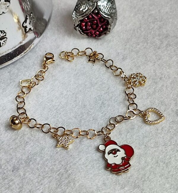 Bracciale in acciaio con charms in smalto e Ag925